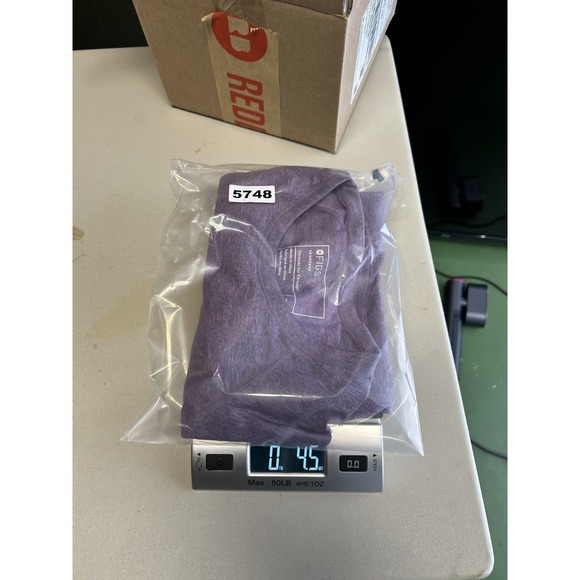 FIGS Salta Seamless Underscrub Top Womens XS Purple Long Sleeve T Shirt Tee - Picture 5 of 5